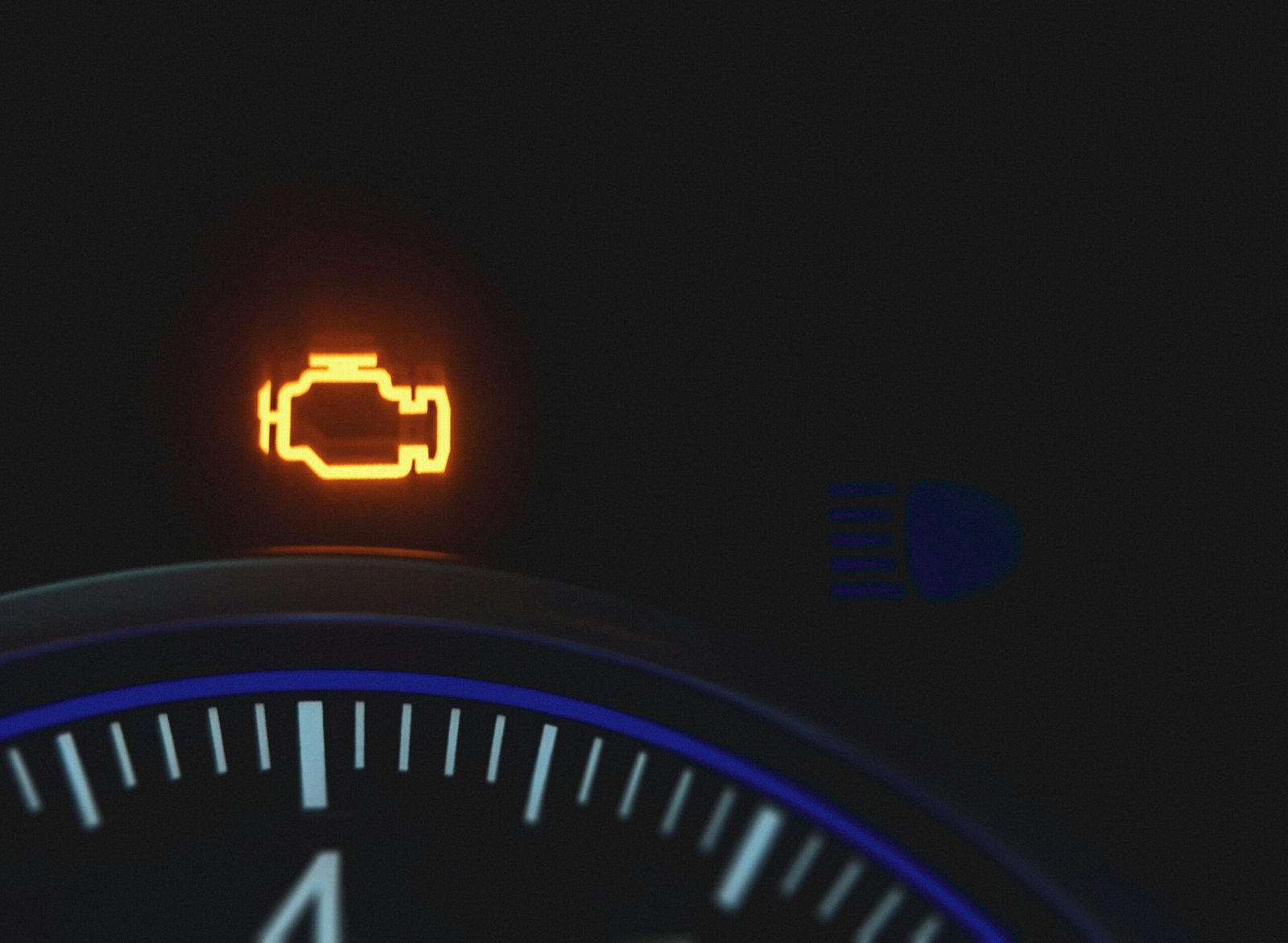 Car dashboard temperature warning light symbol