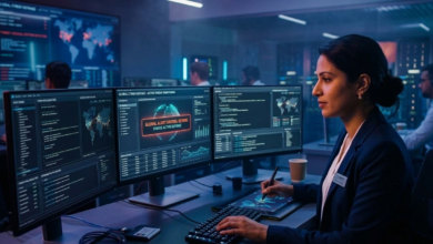 Cybersecurity illustration